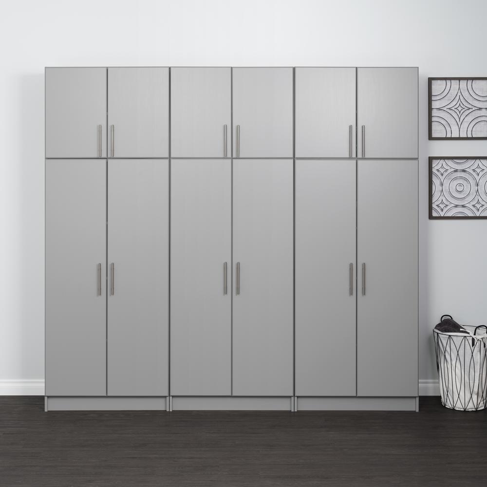 Elite 32" Storage Cabinet, Light Gray. Picture 8