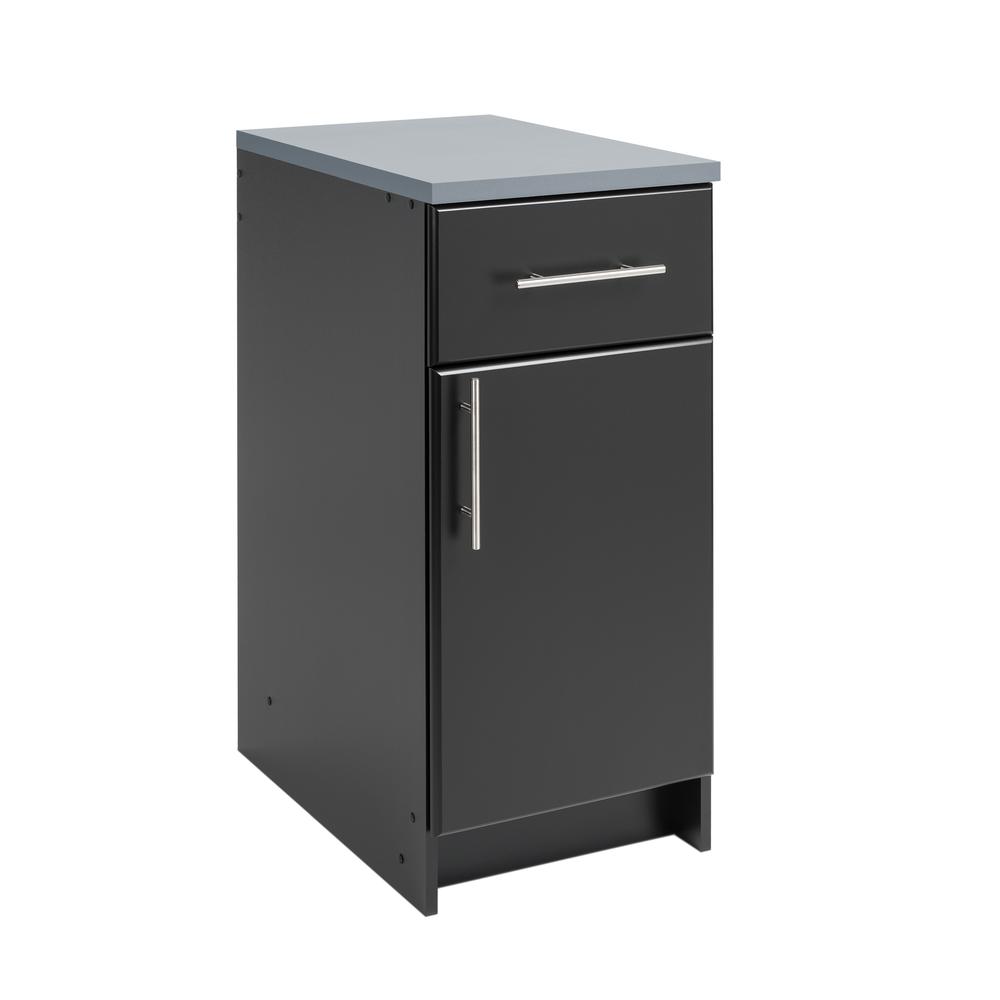 Elite 112" Storage Cabinet Set A - 9 pc - Black. Picture 5