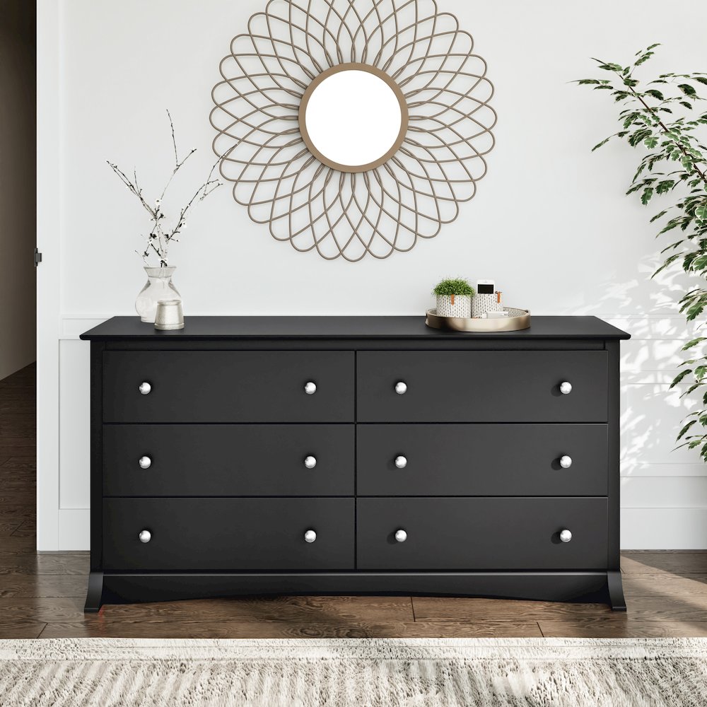 Black Sonoma 6 Drawer Dresser. Picture 7