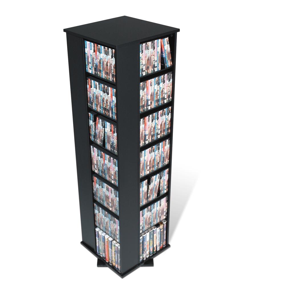 Black Large 4-Sided Spinning Tower. Picture 1