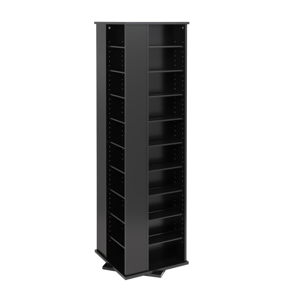 Black Large 4-Sided Spinning Tower. Picture 2
