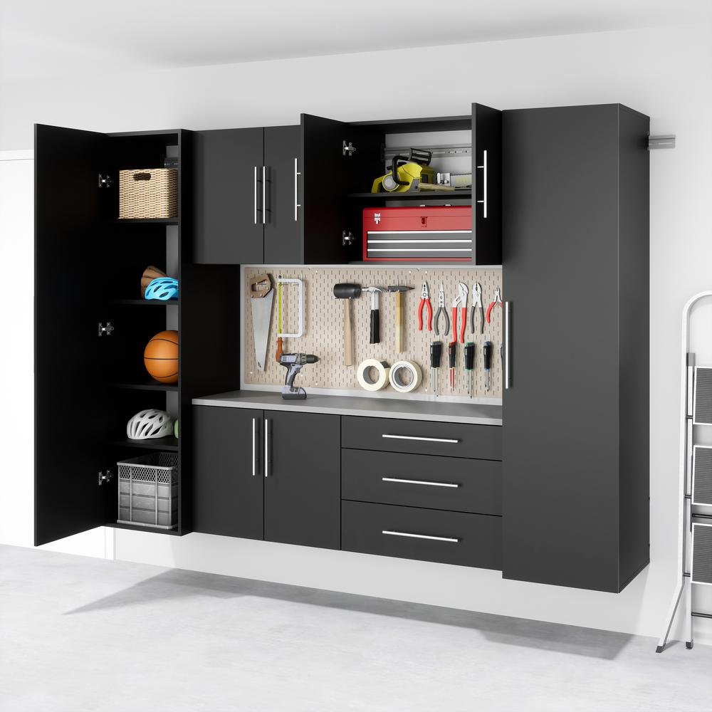 Black HangUps Work Storage Cabinet Set U - 6pc. Picture 1