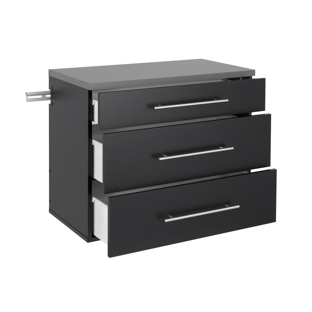 Black HangUps Work Storage Cabinet Set U - 6pc. Picture 17
