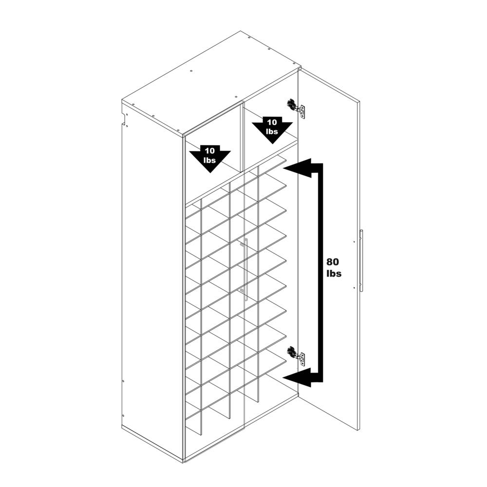 HangUps Shoe Storage, Black. Picture 15