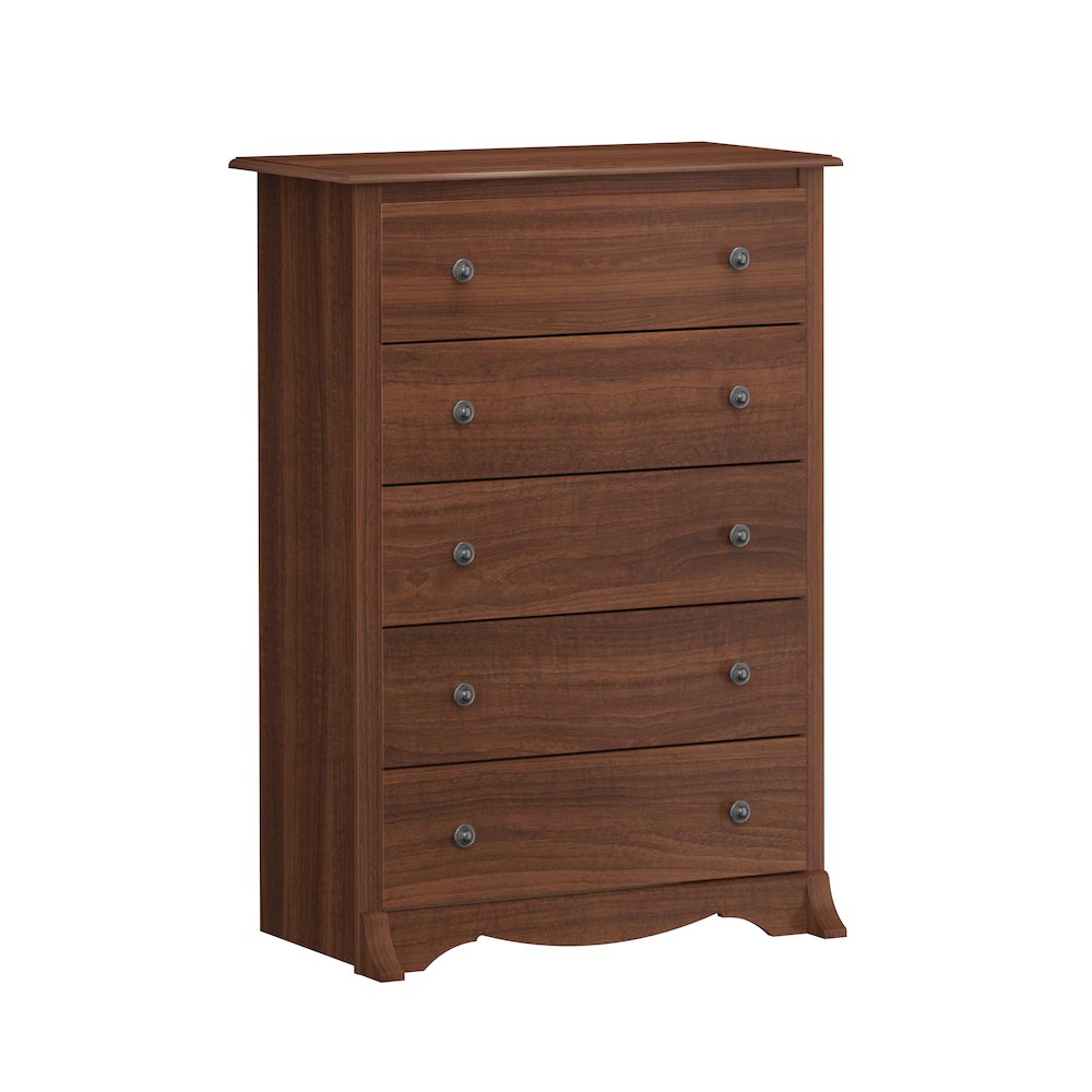 Cherry Monterey 5 Drawer Chest. Picture 3