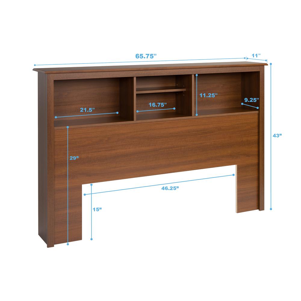 Cherry Full / Queen Bookcase Headboard. Picture 4