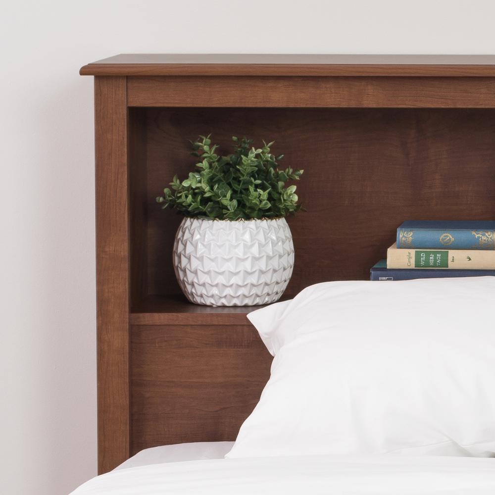 Cherry King Bookcase Headboard. Picture 2
