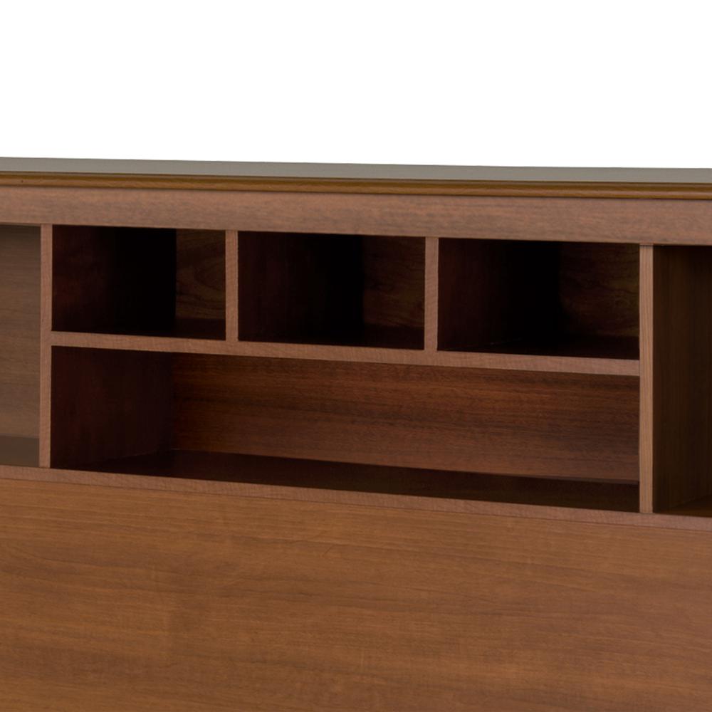 Cherry King Bookcase Headboard. Picture 3