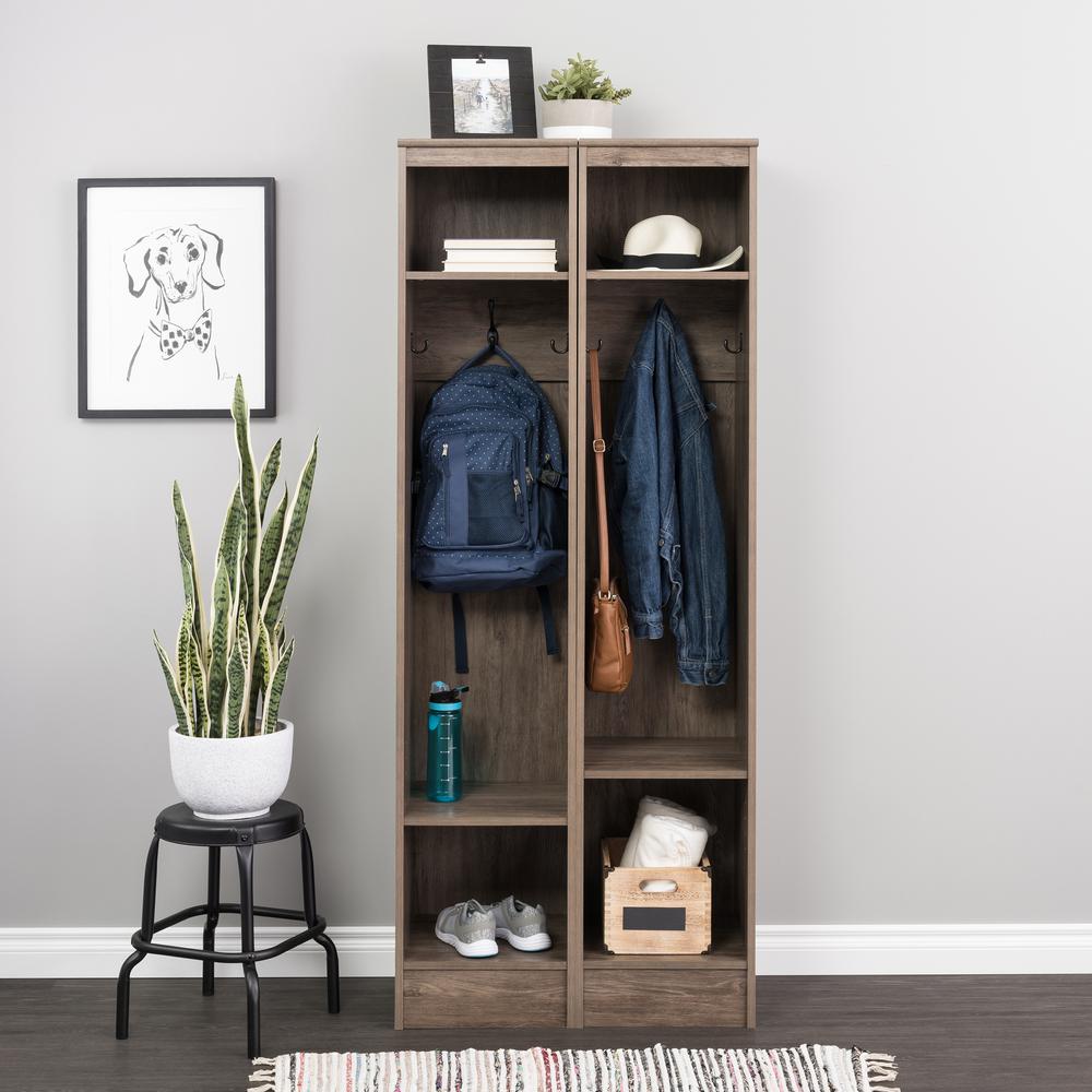 Narrow Entryway Organizer, Drifted Gray. Picture 5