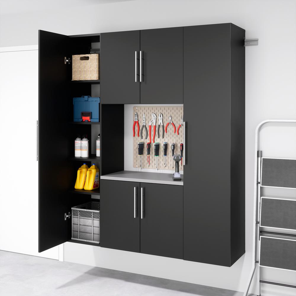 HangUps 18 inch Narrow Storage Cabinet, Black. Picture 17