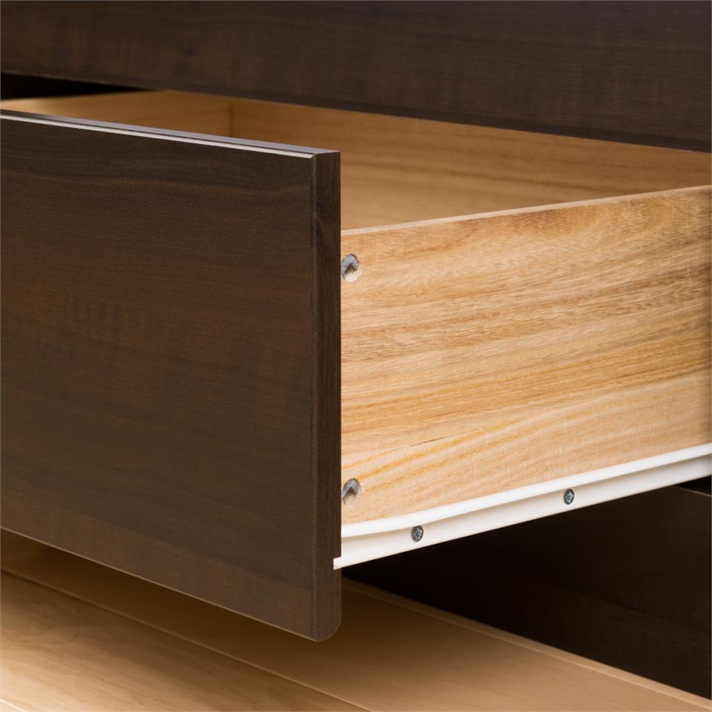 Espresso Full Mate’s Platform Storage Bed with 6 Drawers. Picture 3