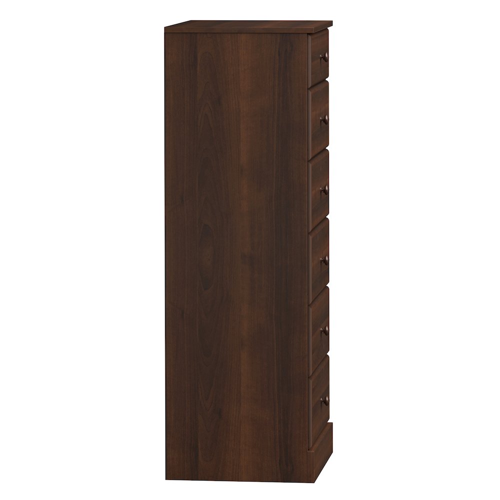 Astrid 6-Drawer Tall Chest, Espresso. Picture 10