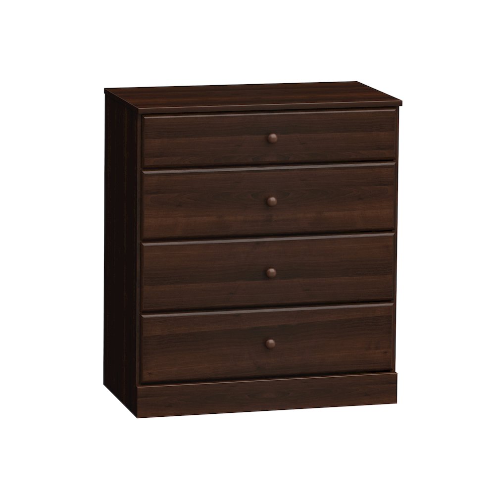 Astrid 4-Drawer Dresser, Espresso. Picture 2