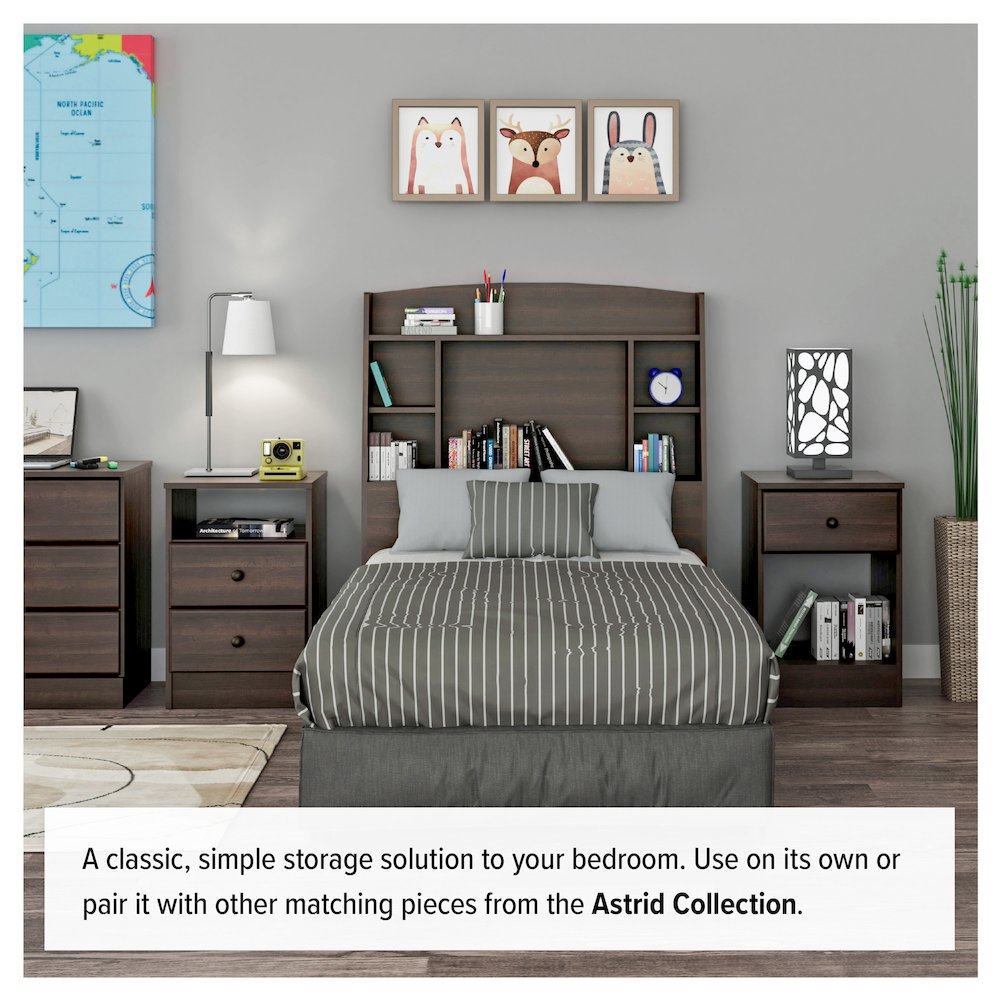 Astrid 6-Drawer Dresser, Espresso. Picture 8