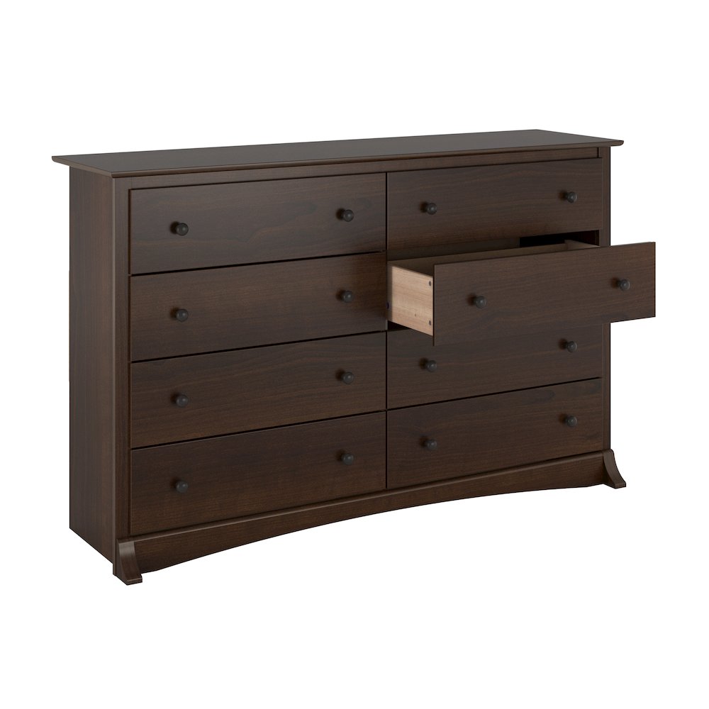 Prepac Fremont 8-Drawer Dresser, Espresso. Picture 12