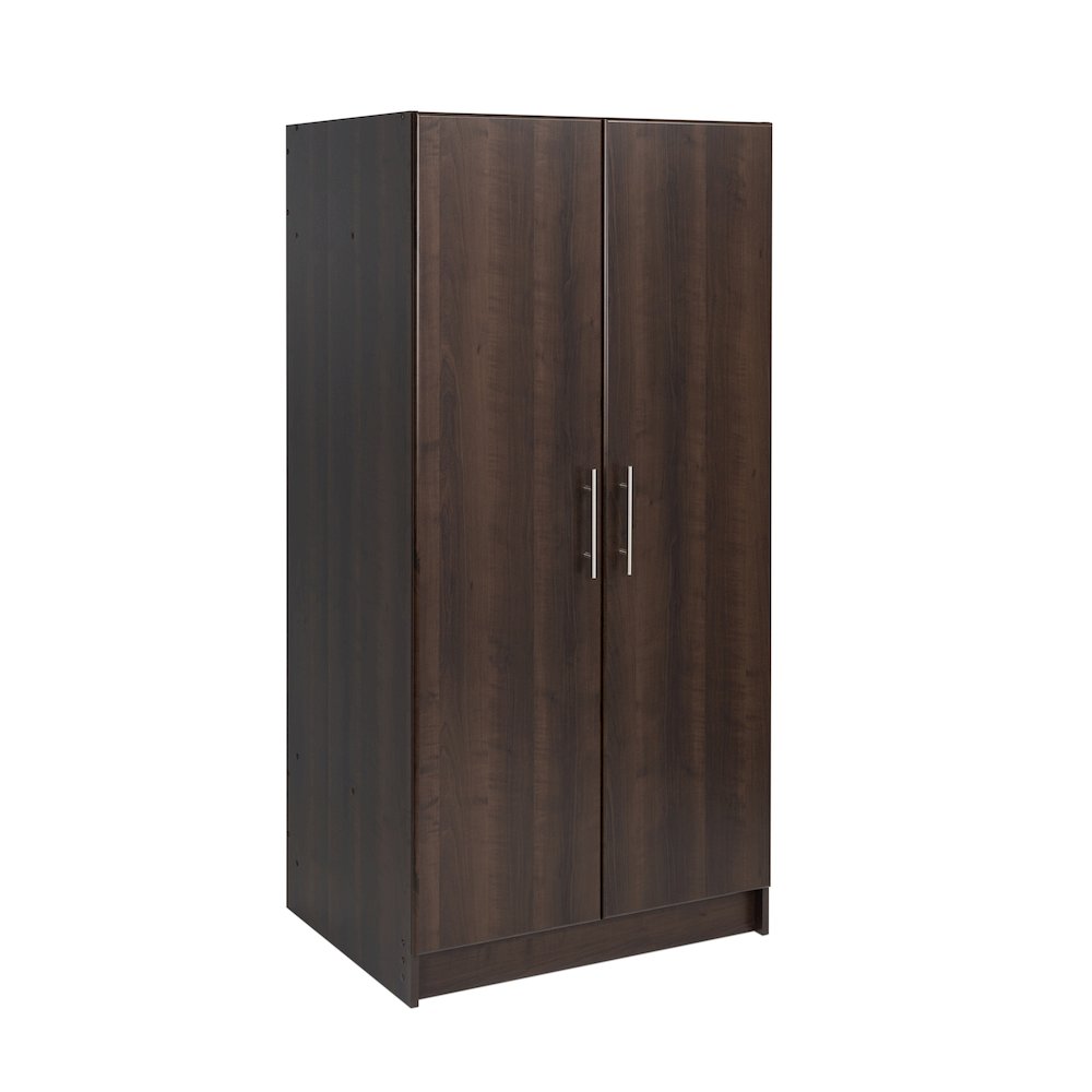 Elite 32" Wardrobe Cabinet, Espresso. Picture 4