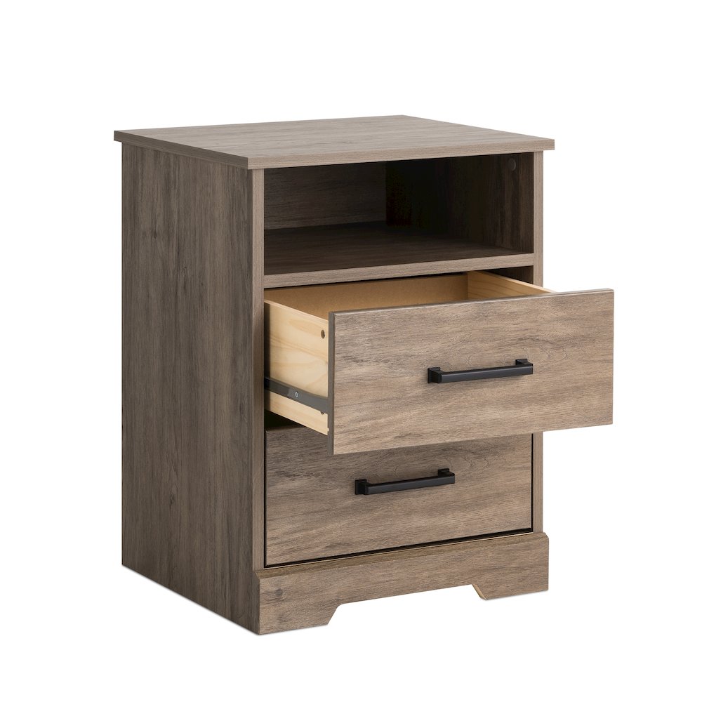 Nightstand Bedside Table, Brown Nightstand for Bedroom. Picture 10