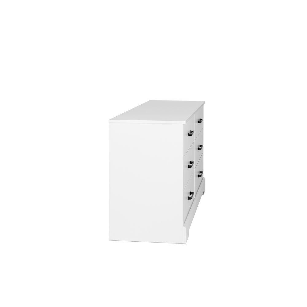 Dresser, White Dresser for Bedroom, Chest of Drawers with 6 Drawers. Picture 11