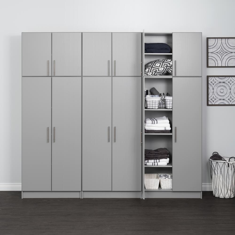 Elite 32" Storage Cabinet, Light Gray. Picture 9