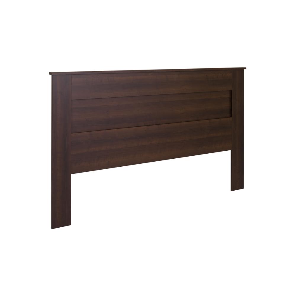 King Flat Panel Headboard, Espresso. Picture 1