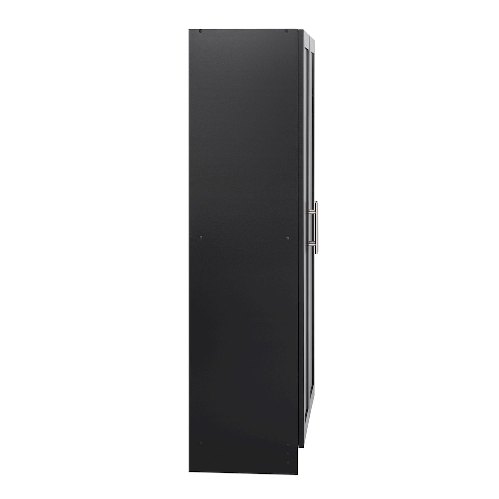 Elite Accent Cabinet with Panel Doors, Black Storage Cabinet, Bathroom Cabinet. Picture 10