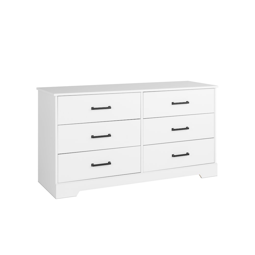 Dresser, White Dresser for Bedroom, Chest of Drawers with 6 Drawers. Picture 2