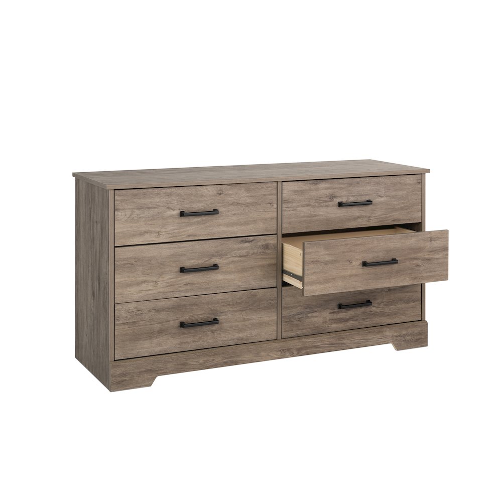 Dresser, Brown Dresser for Bedroom, Chest of Drawers with 6 Drawers. Picture 10