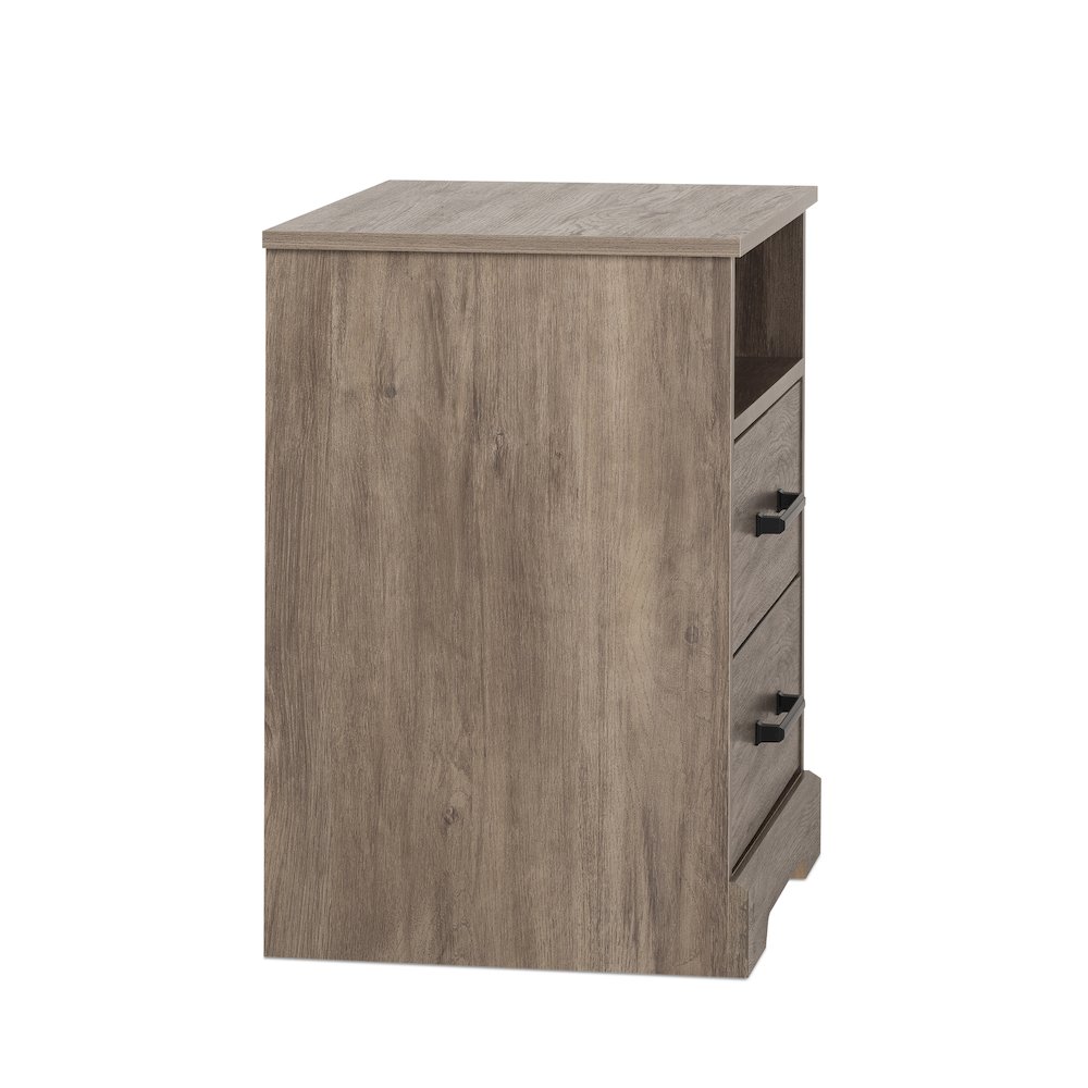 Nightstand Bedside Table, Brown Nightstand for Bedroom. Picture 11