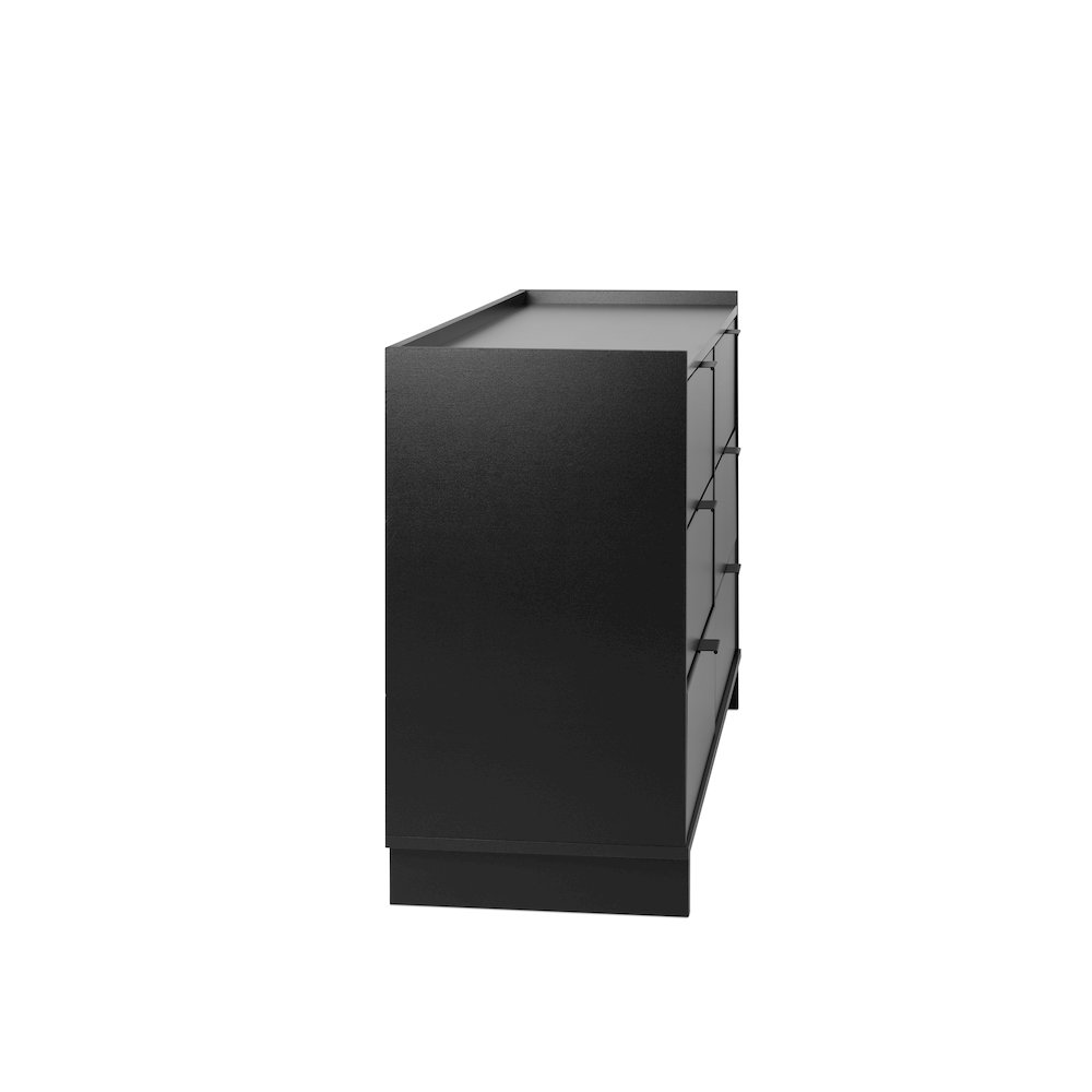 Simply Modern Black 6 Drawer 52.5" W Dresser. Picture 11