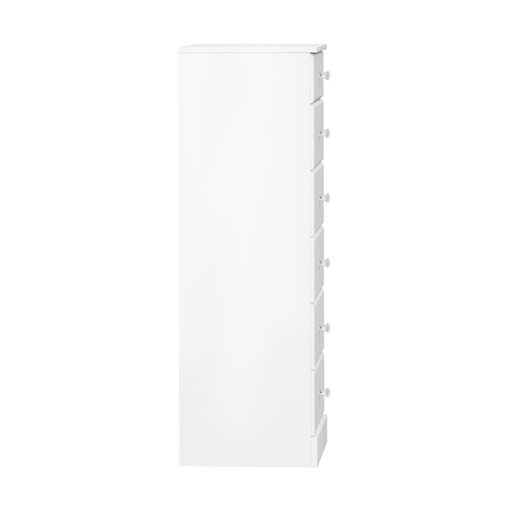 Astrid 6-Drawer Tall Chest, White. Picture 13