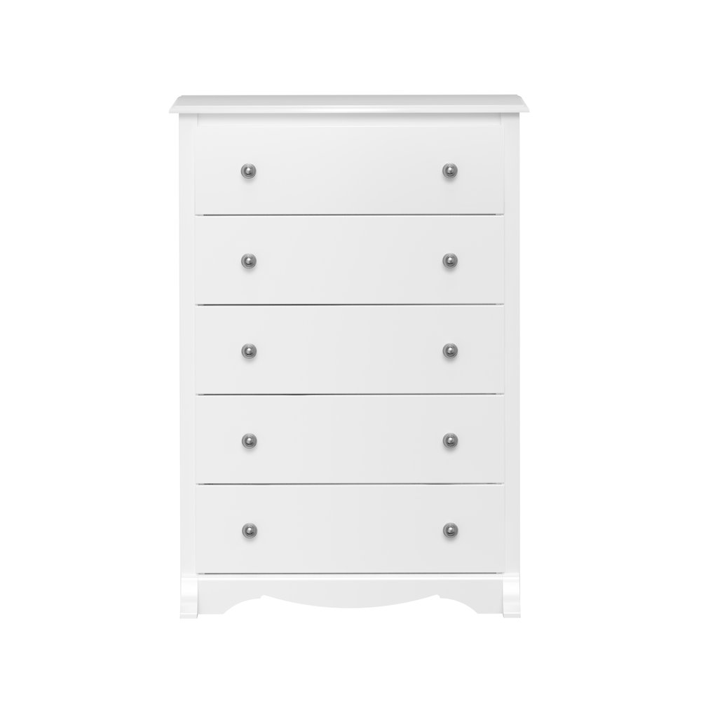 Monterey 5-Drawer Chest, White. Picture 2