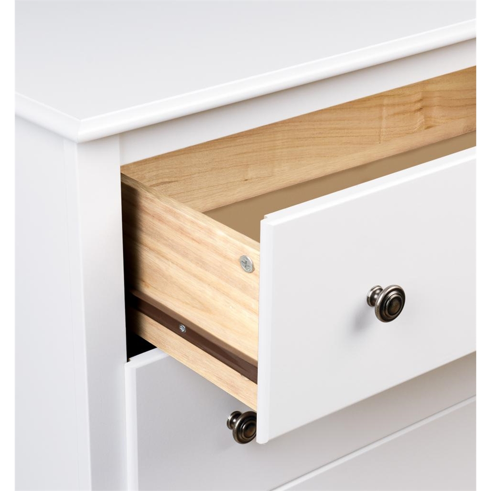 White Monterey 2 Door Armoire. Picture 4