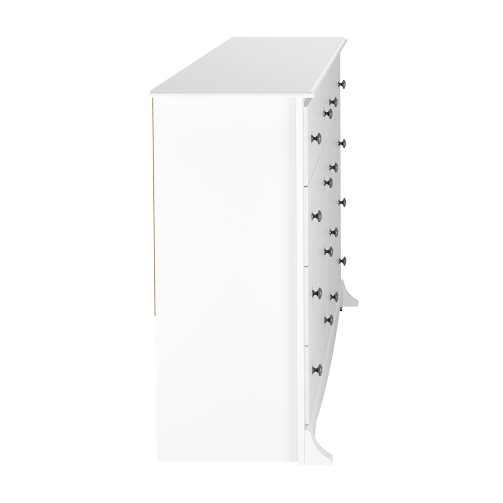 Prepac Monterey 8-Drawer Dresser, White. Picture 1