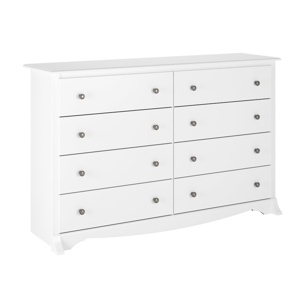 Prepac Monterey 8-Drawer Dresser, White. Picture 3