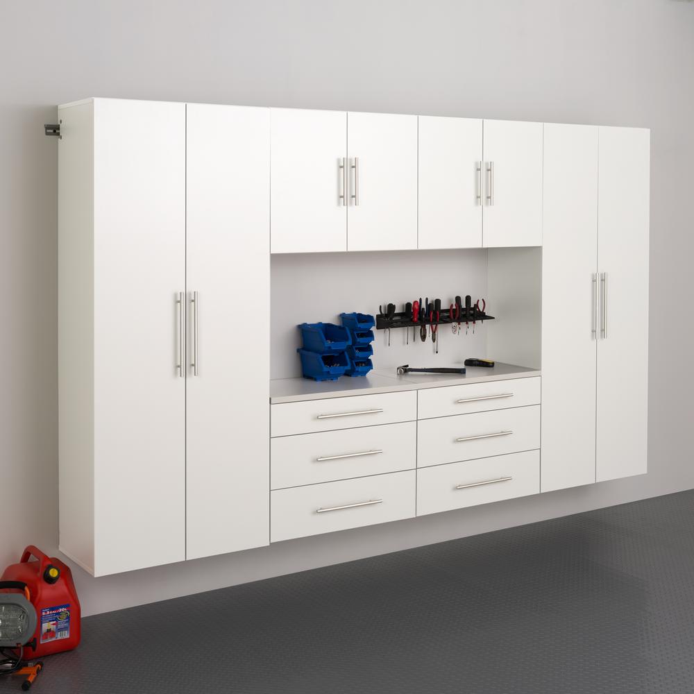 White HangUps 120" Storage Cabinet Set I - 6pc. Picture 2