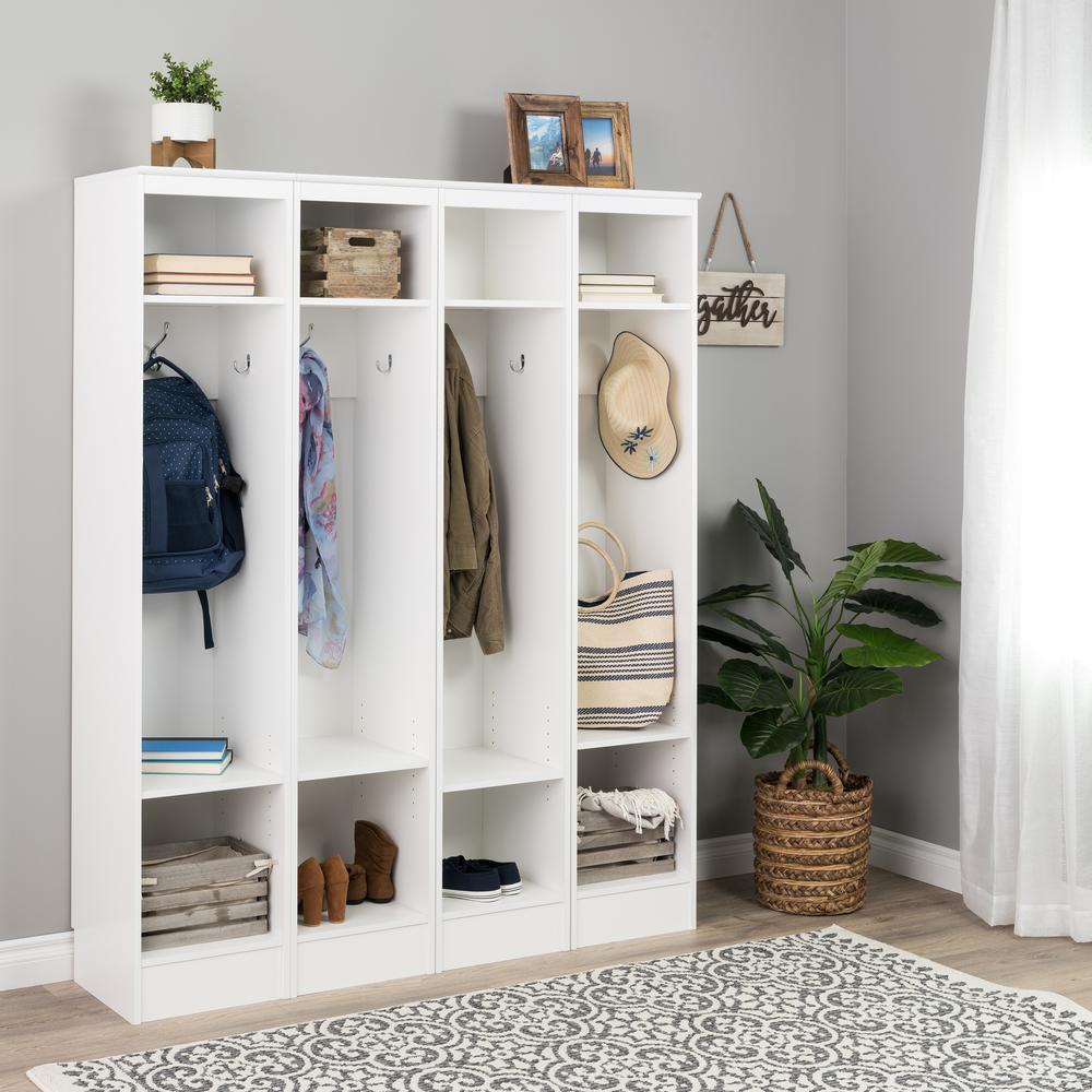 Narrow Entryway Organizer, White. Picture 6