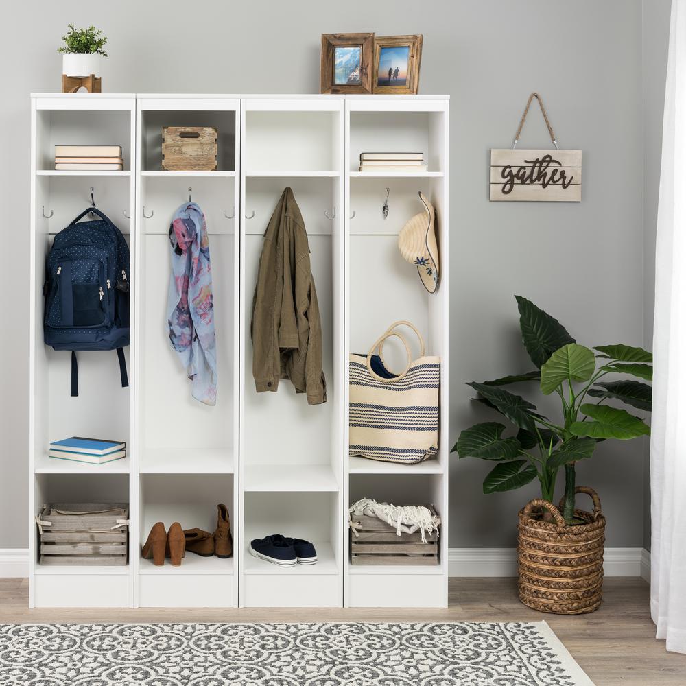 Narrow Entryway Organizer, White. Picture 3