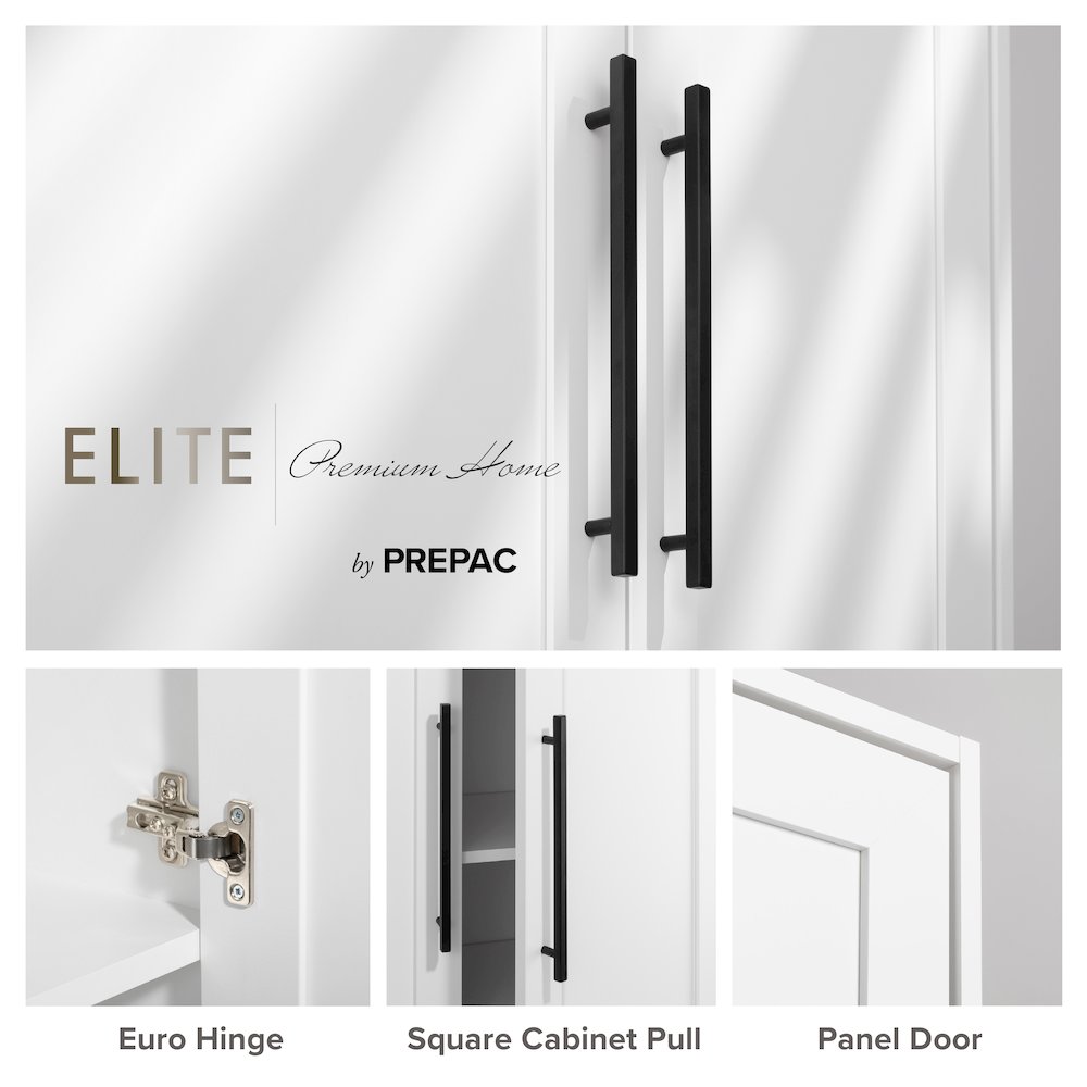 Elite Premium Home Doors, Storage, Bathroom, Pantry Cabinet with 5 Shelves. Picture 7
