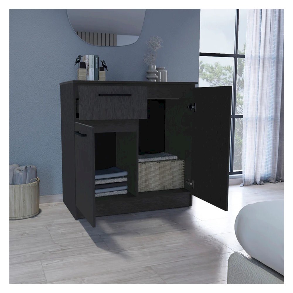 Idaho Dresser Black MDF. Picture 3