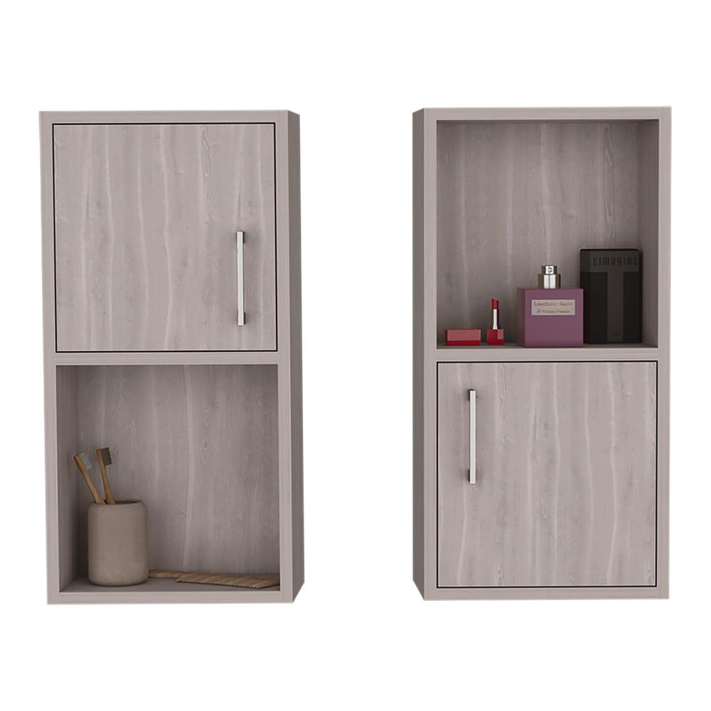 Eak 24" H 2 Pcs Wall Mounted Bathroom Medicine Cabinet. Picture 3