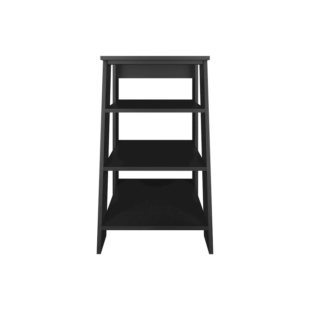 Colyn Linen Cabinet, Four Shelves, Vertical, White. Picture 2