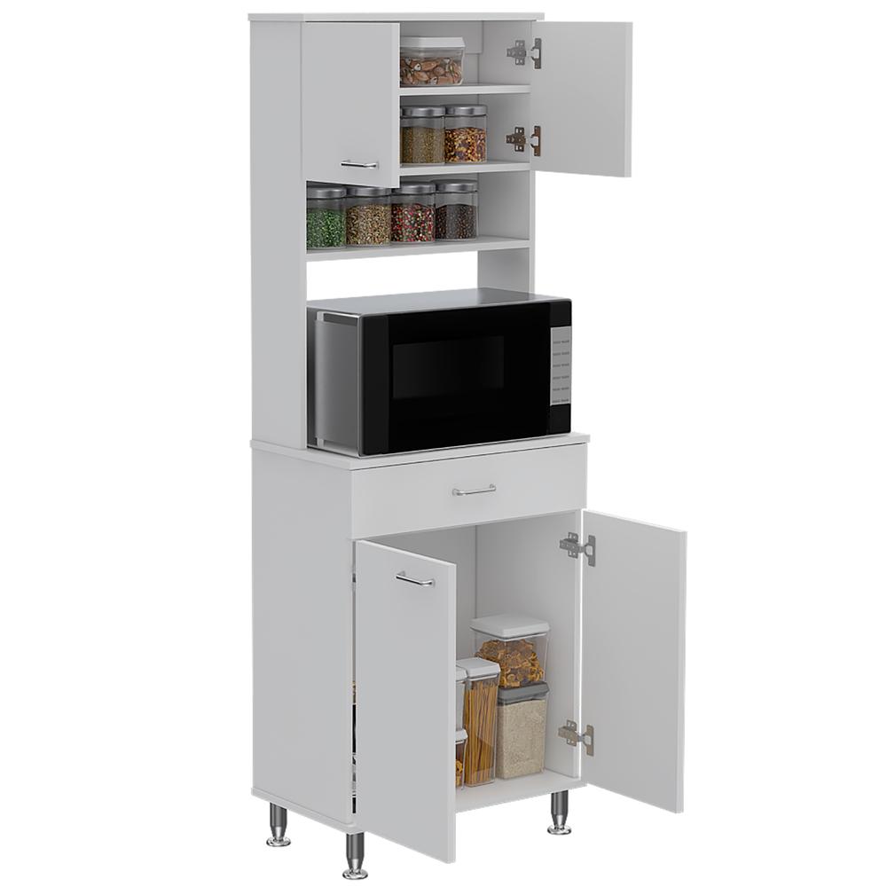 Helis 60 Kitchen Pantry White. Picture 2
