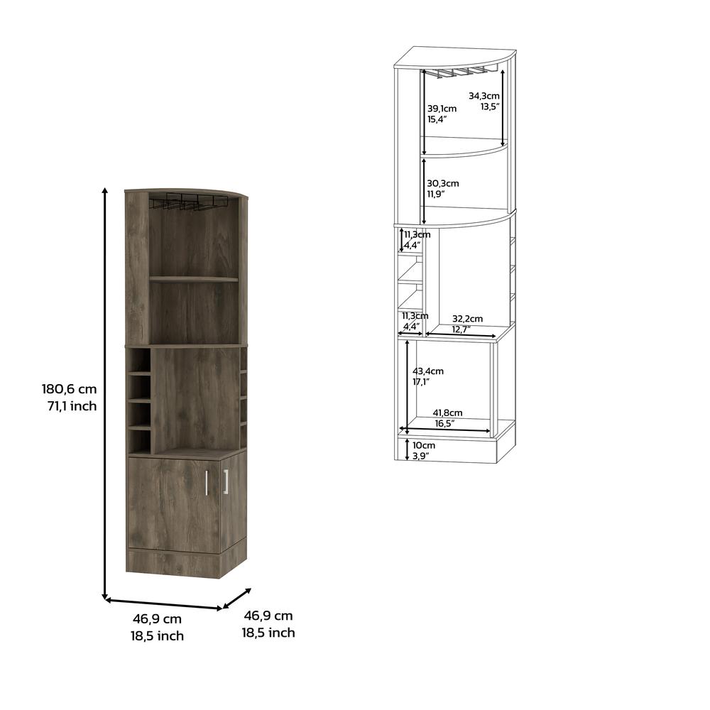 DEPOT E-SHOP Egina Bar Cabinet. Picture 3