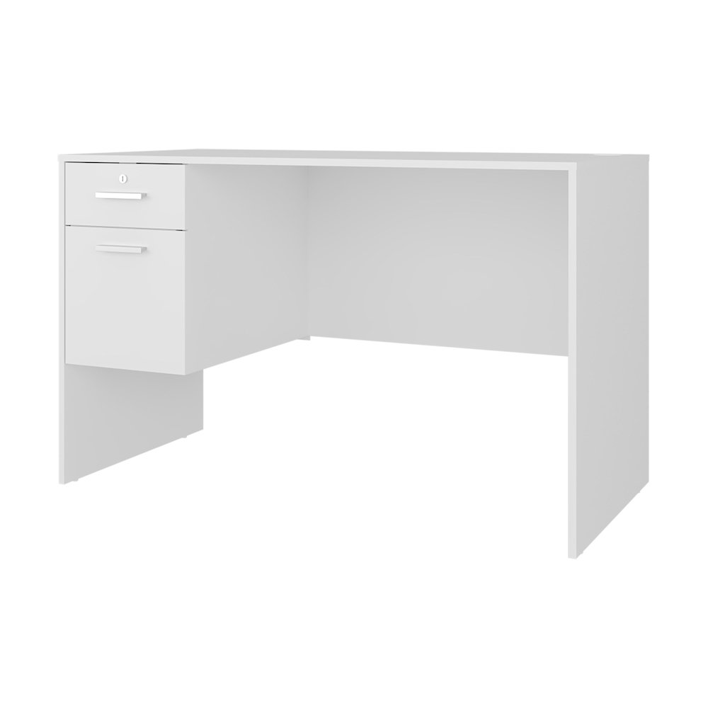 Lyons Desk, 2 Drawers, White. Picture 6