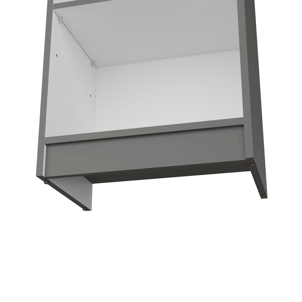 Vinton XS Bookcase Compact Bookshelf with Multiple Shelves. Picture 3