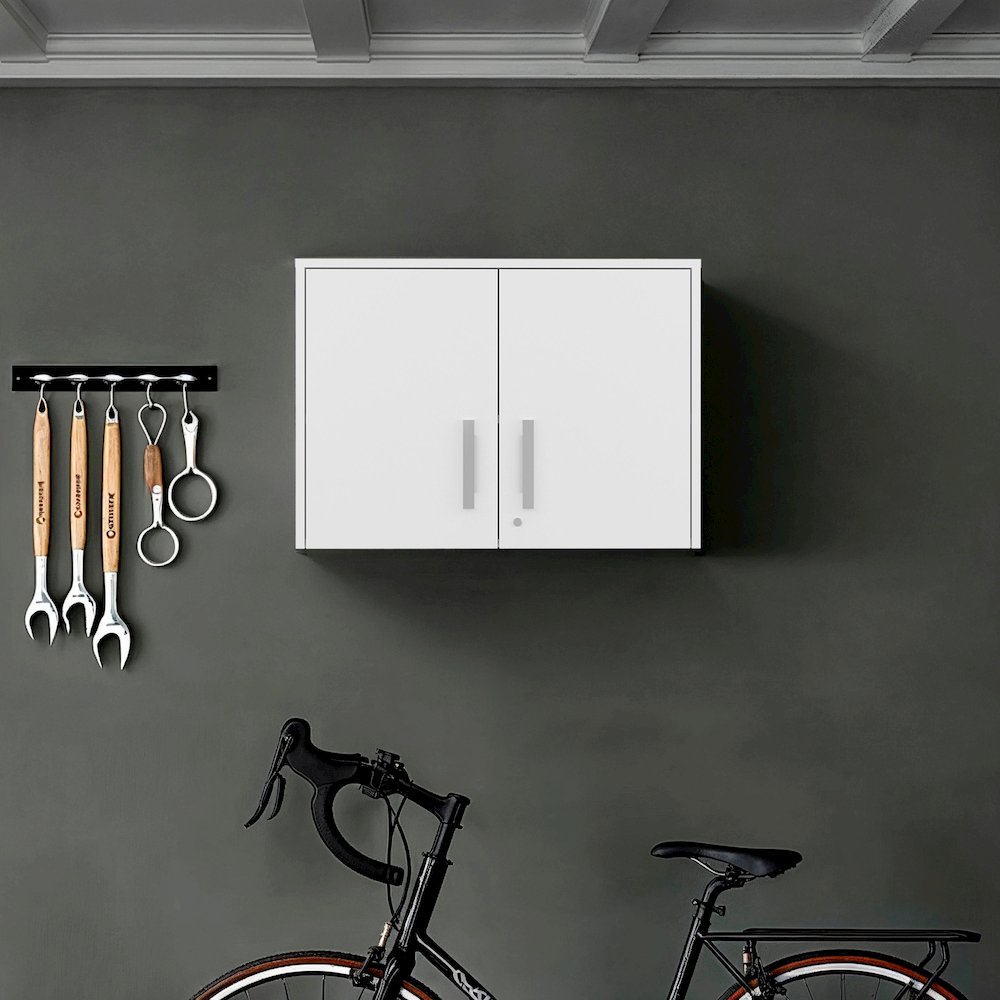 Danbury Storage Cabinet-Wall Cabinet, White. Picture 1