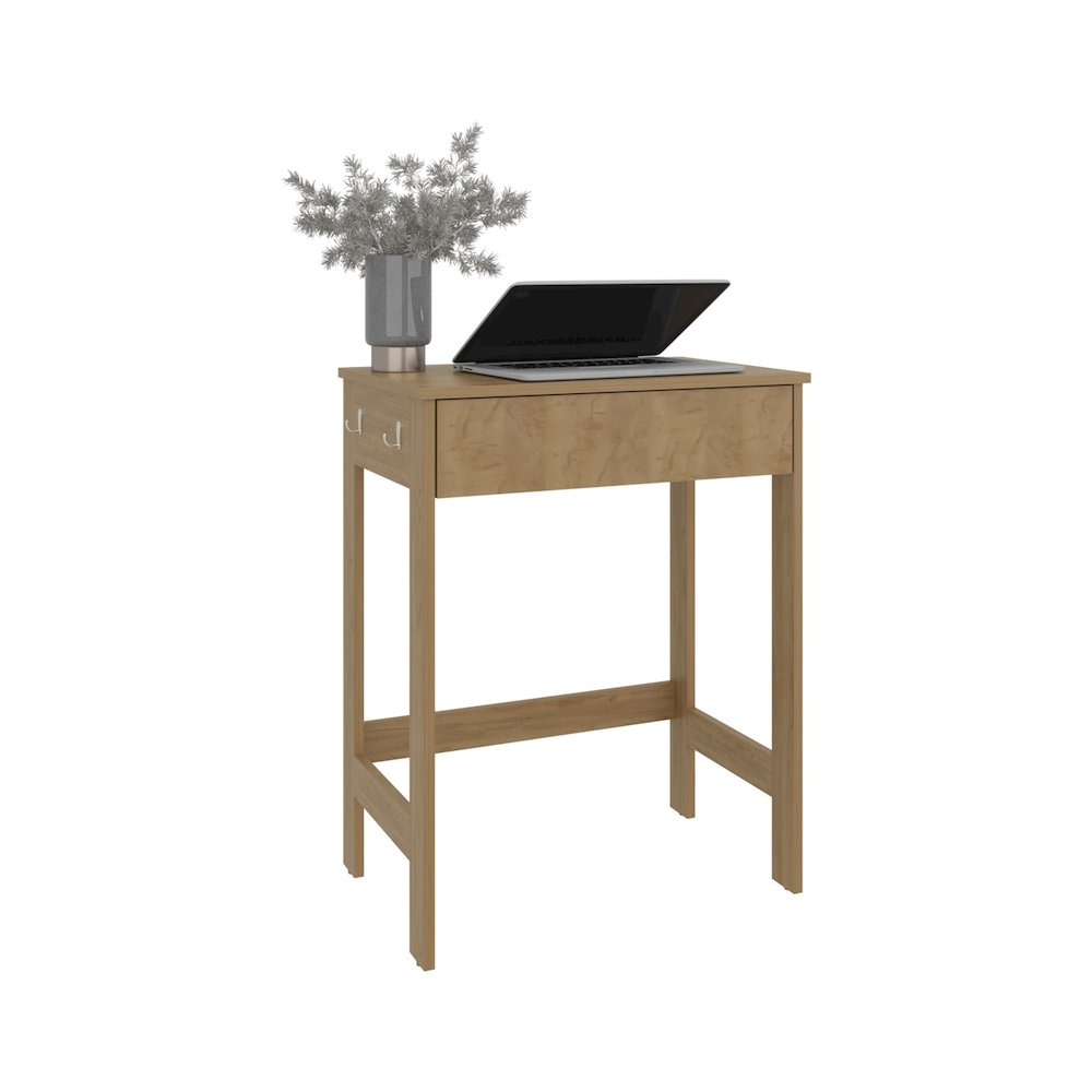 Yaak Desk, 1 Drawer, 4 Legs, Natural Oak. Picture 2