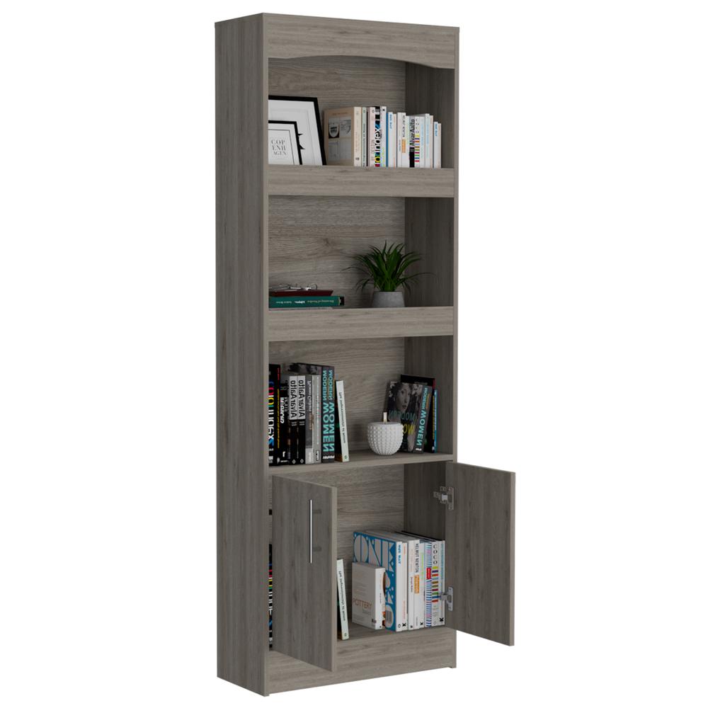 Dozza Bookcase Light Gray. Picture 3