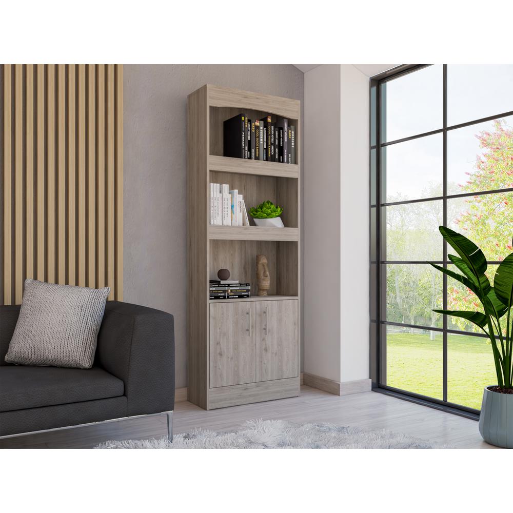 Dozza Bookcase Light Gray. Picture 1