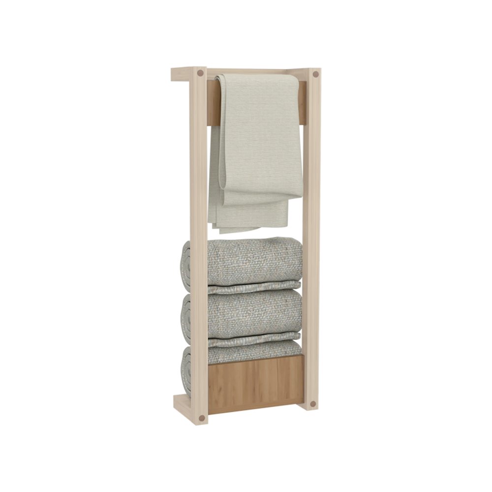 Ambia Wall Tower Rack, Natural Oak. Picture 3